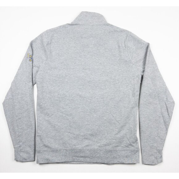 B. Draddy Pullover Sweatshirt Men's Small 1/2 Zip Heather Gray Pocket Golf - Picture 3 of 12